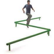 Équipement de fitness extérieur - Gym Beam Jump - 8036742 - Hags - entraînement pliométrique et musculation_1