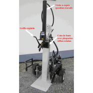 Fendeuse de bûches tractable avec capacité de fendage 110 cm