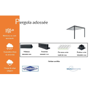 Pergola mono pan adossée_1