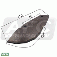 Sabot de semoir carbure Sulky S0436435 - 0.5 kg - Plaquettes carbure 7mm_1