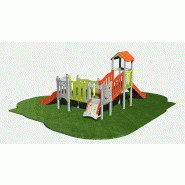 Structure de jeux combinées Neo 3 tours - NEO30901I - CREA Équipements - Âge 2 à 12 ans - Capacité 20 enfants_1