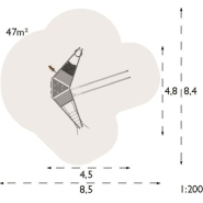 Structure multi-jeux Nexus Altitude 3 - 7 à 16 ans - Réf. 8037453 - Hags - Avec glissière et scellement béton_1