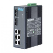 Switch Rail Din industriel 6 ports Gb + 2 FO MM non managé - Référence EKI-2728M-BE - Advantech_1