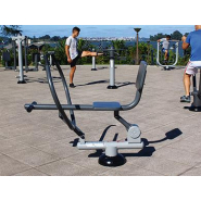 Urba Gym Rameur Fitness - Acier peint à la poudre - Dimensions 1,3 x 1,01 x 1,02 m - Renforcement des bras, épaules et pectoraux_1