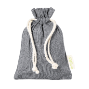 Sac à provisions en coton recyclé - Fermeture à cordon de serrage - 100% coton recyclé 120 g/m²_1