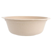 Bol bagasse naturelle 350ml Ø13,5x4,6cm - par 1200_1