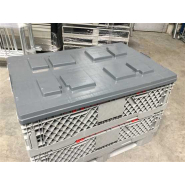 Coiffe pour réhausse pliable en plastique PEHD - COIFFE812PE - Dimensions 1200 x 800 mm_1