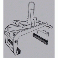 Pince avec profondeur de 180 mm pour éléments parallèles