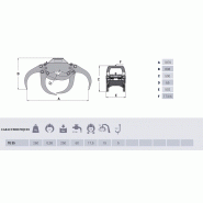 Grappin forestier TG35 - ouverture 1,88 m - poids 260 kg - pour grues forestières jusqu'à 15 tonne-mètre_1