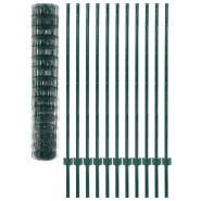 Vidaxl clôture euro acier 20x1,5 m vert 142817_1