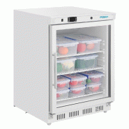 Armoire réfrigérée positive vitrée dessous de comptoir Série C 150L blanc - Polar - CZ785_1