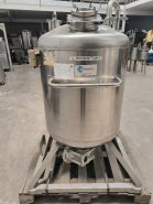 Cuve inox 316l 344 litres d'occasion avec agitation - référence : c3339_1