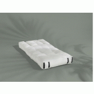 Fauteuil extérieur transformable HIPPO OUT - couleur blanc - modulable en matelas 1 place - design scandinave_1