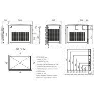 Appareil professionnel pour la production de glace en supergrains sans cabine de stockage