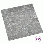 Vidaxl planches de plancher autoadhésives 55 pcs pvc 5,11m² gris béton 324677_1