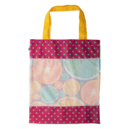 Sac shopping personnalisé en polyester 190T - impression sublimation - étiquette RPET_1