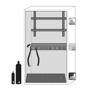 Armoire de stockage intérieure pour bouteilles de gaz G-ULTIMATE-90 modèle G90.205.120 - Réf 30657-001-30658 - Sécurité NF EN 14470-2_1
