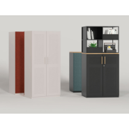 Armoirettes acoustiques Mobimétal - acier thermolaqué avec portes battantes perforées et options personnalisables_1