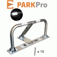 Barrière de parking spécial enrobé à cylindre européen - PARKPro - BPA50CYD - rabattable et robuste_1