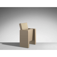 Fauteuil de conférence ultra confortable avec assise et dossier multiplis pour salles de conférence, espaces polyvalents et auditoriums -  f50
