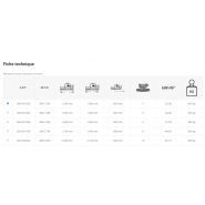 Broyeur forestier série SBH - Aedes - 425 kg à 590 kg - Carcasse abaissée et ouverture relevée_1