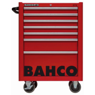 Servante classique C75 - 7 tiroirs, rouge, 986x501x763 mm - Réf. 1475K7RED_1