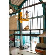 Star 8 s - mâts verticaux - haulotte - hauteur de travail : 7.95 m - capacité maximum (intérieur) : 200 kg (1 pers.)_1