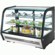Vitrine réfrigérée positive panoramique - 160 litres - 3 niveaux - 230W - 874x568x686_1