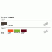 Bureau d'accueil original modèle Foro - MDD - Blanc, Blanc, A droite_1