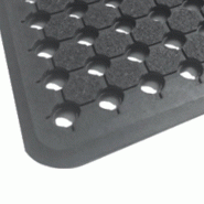 Caillebotis caoutchouc norme PMR - Tapis antidérapant pour trafic intense - Réf. JK GUM ACCES_1