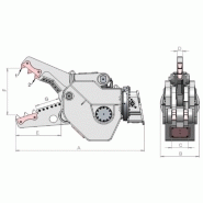 Cisaille combi Rotar RDC 42 S - Rotar International B.V. - avec dents remplaçables et tête rotative puissante_1