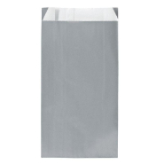 Pochettes cadeaux kraft vergé gris souris 30+8x48cm - par 250 - Emballage rapide et facile_1