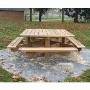 Table bois pique-nique CARREE_1