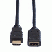 VALUE Câble HDMI High Speed avec Ethernet M/F, 5 m_1
