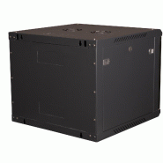 VALUE Boîtier mural 19 pouces 9U, 600 x 600 mm, noir, kit à assembler_1