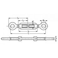 18-41 - tendeur d'arrimage à lanterne 2 anneaux en acier - Emile Maurin_1