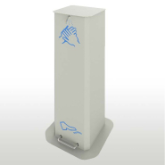 Borne de désinfection des mains KDS - système à pédale, design stable et élégant, 16 coloris_1