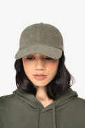 Casquette écoresponsable en velours côtelé unisexe - 6 panneaux - Native Spirit - Réf: NS016_1