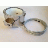 Collier chauffant double enveloppe - Mica ou céramique - Température max 750°C - Diamètre 50 à 1000 mm_1