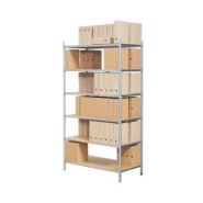 Rayonnage archive - Slow Group - pour stocker des cartons 60x40x40 - jusqu'à 200 kg par niveau - version peinte disponible_1