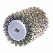 Brosse rotative radiale inox largeur 25 mm - Le Temps des Travaux