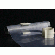 Clip blanc pour bâches et toiles compatible avec tubes de 20 mm