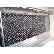 Grille enroulable en acier galvanisé - Visis - Protection robuste et visibilité pour vitrines_1