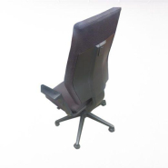 Sedna Fauteuil de Bureau d'occasion - Ergonomique, Tissu Noir, Réglable en Hauteur, Système Basculant_1