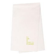 Serviette pliage 1/8 bambou blanc 40x40cm par 600_1