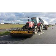 Balayeuse pousseuse industrielle Pro'sweep - adaptable sur relevage, télescopique et chargeuse - Emily avec système ABS_1