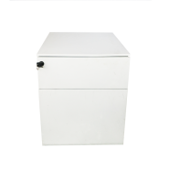 Caisson tiroir gris clair d'occasion - robuste et refermable - 55x42x53 - Meuble armoire bas_1