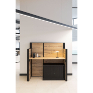 Cloison modulaire  monopanneau ou multipanneau mélaminées - RB_1