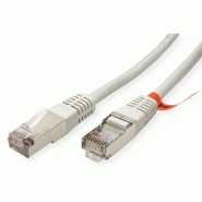 Cordon ROLINE Cat.5e (Classe D) FTP, croisé, gris, 3 m_1