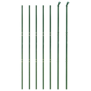 Vidaxl clôture en treillis métallique vert 1,6x10 m acier galvanisé 154068_1